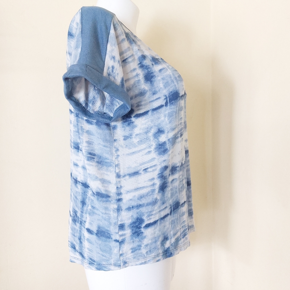 Lucky Brand Plus Size Tie Dye Short Sleeve Super Soft T-shirt Top Womens - Picture 6 of 9